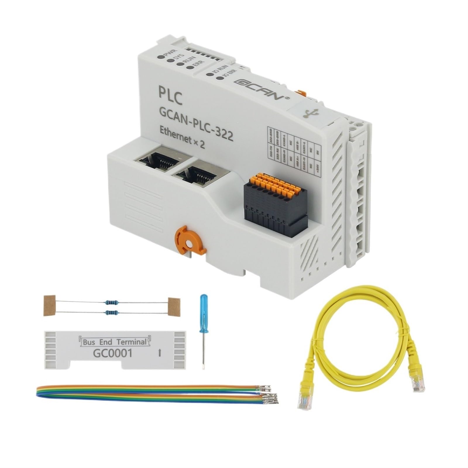 Amazon.com: WVCLTVJA GCAN-PLC-320-PO 200M PLC Controller